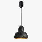 Cargar imagen en el visor de la Galería, Cratera Black Travertine Stone Pendant Light