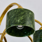 Bild in Gallery-Viewer laden, Green Jade Arched Branch Chandelier