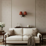 Load image into Gallery viewer, Luvora Fabric Shade Wall Sconce with Drum Shade - Classic Pleated Sconce Light