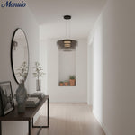 Load image into Gallery viewer, Verdoma Stacked Disc Form Glass Pendant Light Contemporary Nordic Lighting for Kitchens