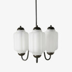 Load image into Gallery viewer, Eloise Vintage Inspired Scalloped Milk Glass Pendant - Modern Accent Light for Kitchen and Bedroom