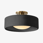 Load image into Gallery viewer, Cerova Contemporary Porcelain Flush Mount Ceiling Light – Soft Ambient Illumination for Hallways and Offices