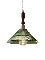 Load image into Gallery viewer, Verdoma Mid Century Modern Textured Glass Hanging Lamp - Vintage Style for Dining Room
