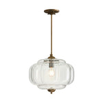 Load image into Gallery viewer, Eloise Vintage Inspired Scalloped Milk Glass Pendant - Modern Accent Light for Kitchen and Bedroom