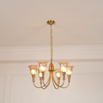 Load image into Gallery viewer, Columbia Brass Chandelier