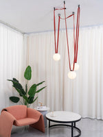 Load image into Gallery viewer, Modular Pendant Light with Sculptural Belt-Style Design