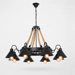 Cargar imagen en el visor de la Galería, Rustic farmhouse rope chandelier