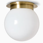 Load image into Gallery viewer, Rivolence Low-Profile Flush Mount Ceiling Lamp – Mid-Century Inspired Design