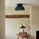 Load image into Gallery viewer, Metio Dome Minimalist Ceiling Lamp – Flush Mount for Small Spaces, Multi-Color Options