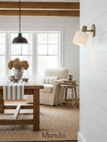 Load image into Gallery viewer, Cerova Porcelain Wall Sconce - Minimal Round Flush Mount Ceramic Light