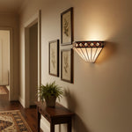Load image into Gallery viewer, TF Geometric Rhombus Wall Lamp - Modern Metal and Glass for Hallway and Bedroom