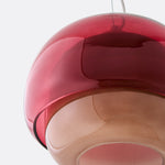 Load image into Gallery viewer, Clinco Modern Coloured Glass Mushroom Pendant Lamp – Stylish Ambient Lighting for Boutique & Residential Spaces