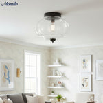 Load image into Gallery viewer, Retro Milk Semi Flush Mount Eloise Ceiling Light