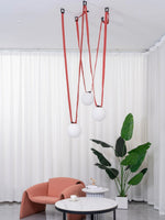 Load image into Gallery viewer, Modular Pendant Light with Sculptural Belt-Style Design