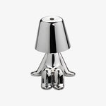 Bild in Gallery-Viewer laden, Aurabrova Wiederaufladbare Tischlampe in Menschenform – Moderne Aluminiumlampe für das Wohnzimmer