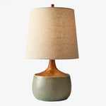 Load image into Gallery viewer, Avero Ambient Table Lamp with Artistic Ribbed Fabric Surface for Sofa Side Table and Desk