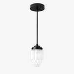 Load image into Gallery viewer, Tierlux Glass Tiered Skyscraper Shade Pendant – Art Deco Ceiling Light for Kitchen Island