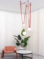 Load image into Gallery viewer, Modular Pendant Light with Sculptural Belt-Style Design