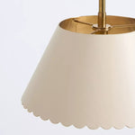 Load image into Gallery viewer, Foldray Leather Drum Pendant Light - Nordic Brass Fixture for Dining