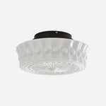 Charger l'image dans la visionneuse de galerie, Plafonnier courbé Rigidus - Verre minimaliste pour salons et couloirs