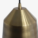 Load image into Gallery viewer, Brass pendant lamp top connection detail