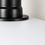 Cargar imagen en el visor de la Galería, Matte Black Wide Dome Pendant Light