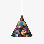 Load image into Gallery viewer, Liberty-Style Floral Fabric Pendant Light