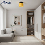 Charger l'image dans la visionneuse de galerie, Plafonnier moderne cylindrique en verre minimaliste Moriglaze pour entrée et salon