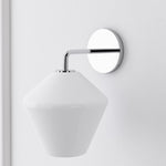 Load image into Gallery viewer, Merin Sculptural Glass Wall Lamp – Geometric Modern Wall Sconce for Bedrooms & Hallways