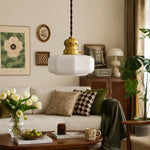 Charger l'image dans la visionneuse de galerie, Vintage pendant lamp styled in a living room