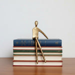 Cargar imagen en el visor de la Galería, Escultura Geométrica de Perro Floxo Decoración Moderna - Arte Minimalista de Hierro para Escritorio