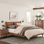 Cargar imagen en el visor de la Galería, Aplique de pared Diora Minimalist Linen Shade, perfecto para dormitorio, pasillo y sala de estar.