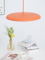 Load image into Gallery viewer, Macaron Pendant Light – Slim Metal Saucer Fixture