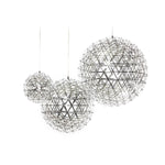 Load image into Gallery viewer, Silver Spark Ball Pendant Light