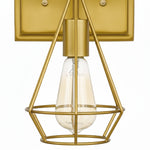 Load image into Gallery viewer, Solanivelo Retro Metal Wall Light with Diamond Hollow Shades for Kitchen Island