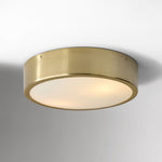 Cargar imagen en el visor de la Galería, Lámpara de techo difusor redondeado Crelina: elegante plafón minimalista para espacios residenciales.