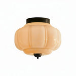 Load image into Gallery viewer, Eloise Flush Mount Milk Glass Ceiling Light – Modern Accent Lighting with Artistic Glass Shade