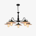 Bild in Gallery-Viewer laden, Green Enamel Industrial Chandelier