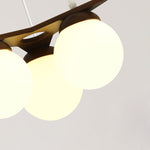 Load image into Gallery viewer, Wooden Star With Glass Chandelier