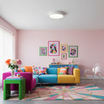 Charger l'image dans la visionneuse de galerie, Plafonnier LED Rond Minimaliste Rondi - Design Circulaire en Fer pour Salon et Chambre