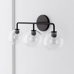 Load image into Gallery viewer, Selvion Art-Glass Globe Wall Sconce – Elegant Modern Wall Light for Bathrooms, Halls & Living Spaces