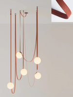 Load image into Gallery viewer, Modular Pendant Light with Sculptural Belt-Style Design