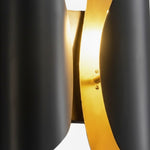 Cargar imagen en el visor de la Galería, Aplique de Pared Artístico Escultural Auregon – Lámpara de Pared de Metal Enrollado Abstracto para Pasillo o Sala de Estar