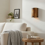 Load image into Gallery viewer, Rustivon Curved Wall Sconce - Vintage Metal Light for Bedroom