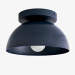 Load image into Gallery viewer, Metio Dome Minimalist Ceiling Lamp – Flush Mount for Small Spaces, Multi-Color Options