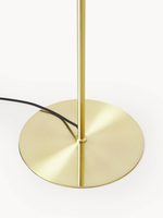 Charger l'image dans la visionneuse de galerie, Lampadaire lumineux Coloria Orb Opal – Lampadaire minimaliste moderne en verre et métal pour salon