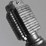 Cargar imagen en el visor de la Galería, Textured metal socket and wire guard detail