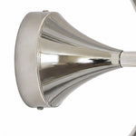 Charger l'image dans la visionneuse de galerie, Polished chrome wall plate and arm connection detail