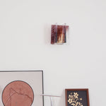 Cargar imagen en el visor de la Galería, Lámpara de pared arquitectónica Verdura con diseño de panel de vidrio