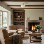 Load image into Gallery viewer, Geotower Rounded Opal Glass Schoolhouse Ceiling Light – Mid-Century Style – Bedroom & Hallway Fixture